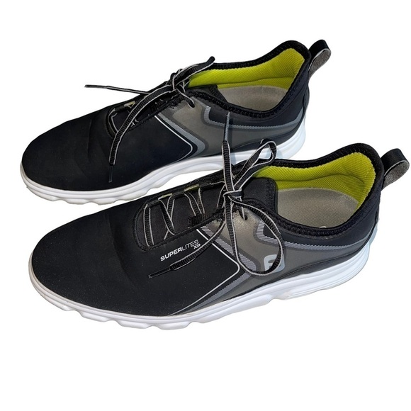 FootJoy Superlites XP Mens 9.5 Grey Lime Lightweight Spikeless Golf Shoes 58075 main image 5